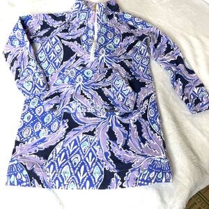 Lilly Pulitzer Girls Skipper Dress 2-3 Yr Coco Safari Lilac Beach Vacation